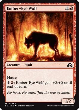 Ember-Eye Wolf 154/297 Shadows over Innistrad Singles(Español)