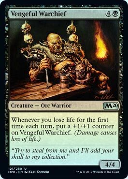 Vengeful Warchief 121/280 - Foil
Magic 2020 (M20) Foil Singles (Español)