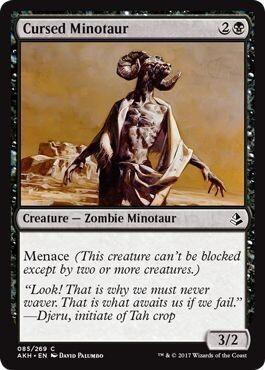 Cursed Minotaur 085/269 - Amonkhet Singles (Español)