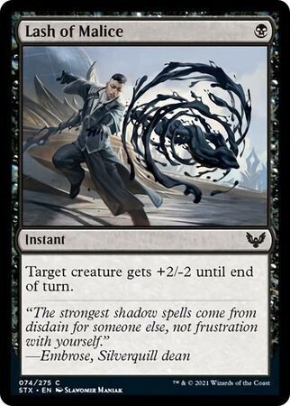 Lash of Malice 074/275
Strixhaven: School of Mages Singles