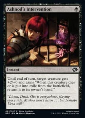 Ashnod&#39;s Intervention 85/287 The Brothers&#39; War Singles(Español)