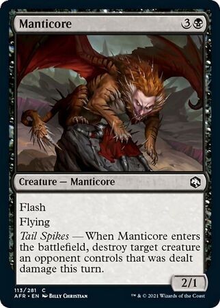 Manticore 113/281 - Adventures in the Forgotten Realms Singles (Español)