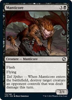 Manticore 113/281 - Adventures in the Forgotten Realms Singles (Español)