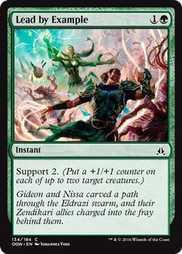 Lead by Example 134/184 - Oath of the Gatewatch Singles (Español)