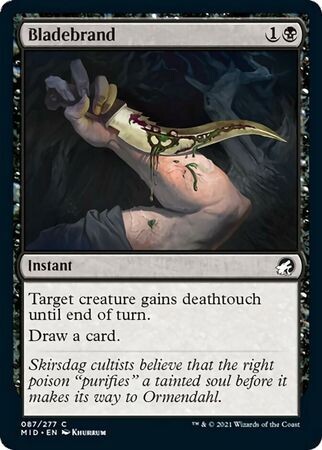 Bladebrand 087/277 Innistrad: Midnight Hunt Singles(Español)