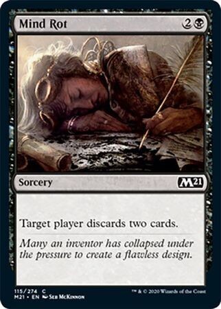 Mind Rot 115/274 - Magic 2021 (M21) Singles (Español)