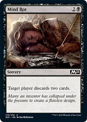 Mind Rot 115/274 - Magic 2021 (M21) Singles (Español)