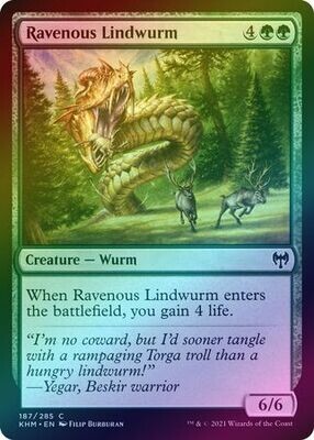 Ravenous Lindwurm 187/285 - Foil
Kaldheim Foil Singles (Español)