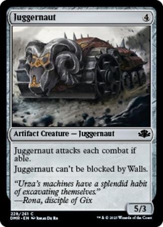 Juggernaut 228/261
Dominaria Remastered Singles
