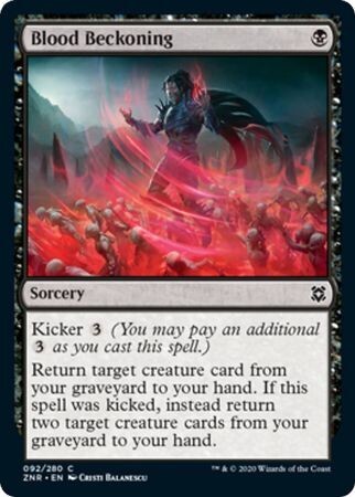 Blood Beckoning 092/280 - Zendikar Rising Singles (Español)