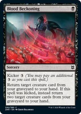 Blood Beckoning 092/280 - Zendikar Rising Singles (Español)