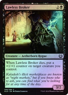 Lawless Broker 086/264 - Foil Kaladesh Foil Singles