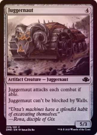 Juggernaut 228/261 - Foil Dominaria Remastered Foil Singles