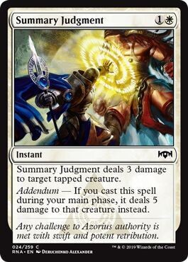 Summary Judgment 024/259 - Ravnica Allegiance Singles (Español)