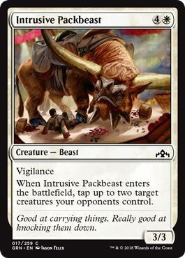Intrusive Packbeast 017/259 Guilds of Ravnica Singles
