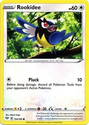 Rookidee - 154/189 - Common
Sword &amp; Shield: Darkness Ablaze Singles