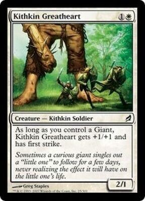 Kithkin Greatheart 25/301 - Lorwyn Singles (Español)