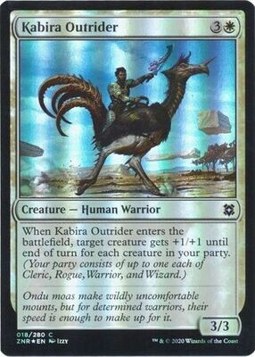 Kabira Outrider 018/280 - Foil Zendikar Rising Foil Singles