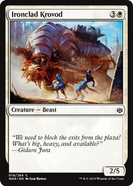 Ironclad Krovod 019/264 War of the Spark Singles (Español)