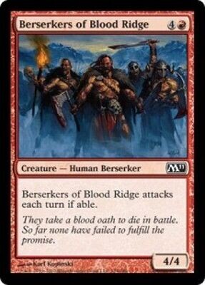 Berserkers of Blood Ridge 124/249 - Magic 2011 (M11) Singles (Español)