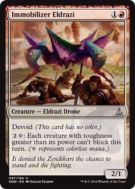 Immobilizer Eldrazi 097/184  Oath of the Gatewatch Singles