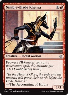 Nimble-Blade Khenra 145/269 - Amonkhet Singles