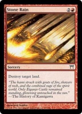 Stone Rain 191/306 - Champions of Kamigawa Singles (Español)