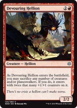 Devouring Hellion 124/264 - War of the Spark Singles