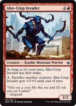 Ahn-Crop Invader 113/264 -War of the Spark Singles (Español)