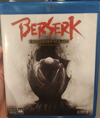 SH Berserk The Golden Age Ark Movie Collection Blu Ray Original Usado Completo