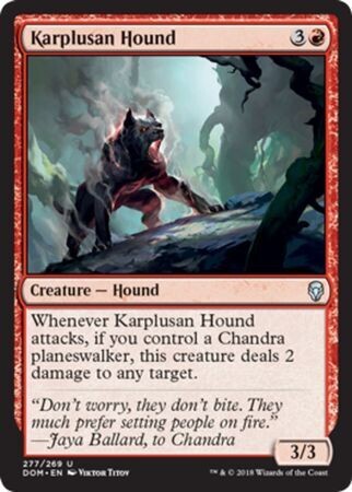 Karplusan Hound 277/269 - Dominaria Singles (Español)