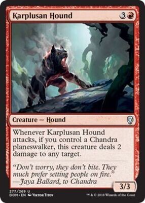 Karplusan Hound 277/269 - Dominaria Singles (Español)