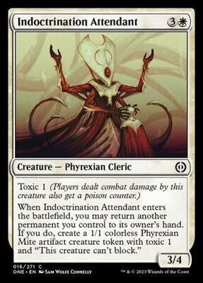 Indoctrination Attendant 016/271 Phyrexia All Will Be One Singles