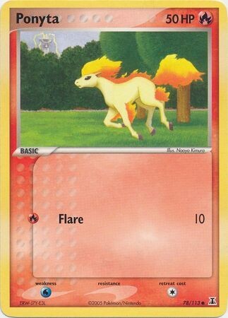 Ponyta - 78/113 - Common
Ex Delta Species Singles