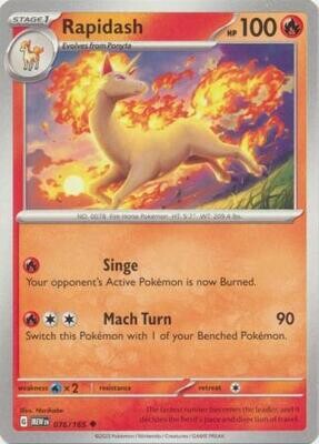 Rapidash - 078/165 - Uncommon
Scarlet &amp; Violet 151 Singles