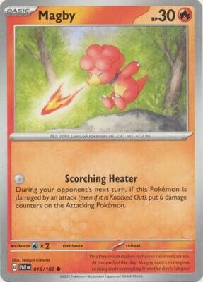 Magby - 019/182 - Common Scarlet &amp; Violet: Paradox Rift Singles