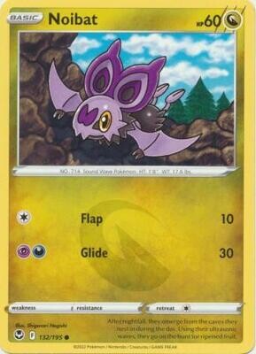 Noibat - 132/195 - Common Sword &amp; Shield: Silver Tempest Singles