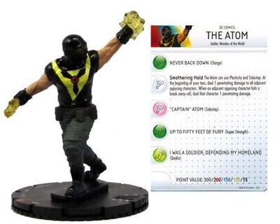 SH The Atom #G001 Superman and Wonder Woman DC Heroclix DC HeroClix: Superman and Wonder Woman Singles SIn Tarjeta