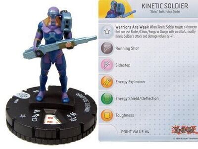 Kinetic Soldier #010 Yugioh: Series One Heroclix
Other: Yugioh! HeroClix Series One Sin Tarjeta