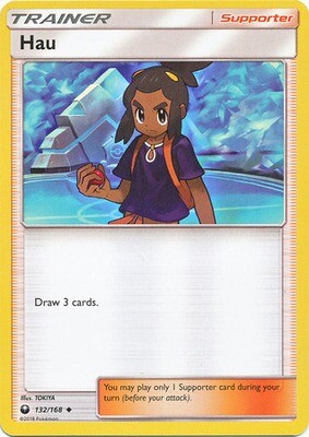 Hau - 132/168 - Uncommon Sun &amp; Moon: Celestial Storm Singles