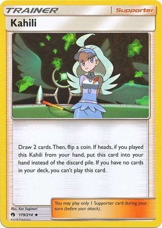 Kahili - 179/214 - Uncommon Sun &amp; Moon: Lost Thunder Singles