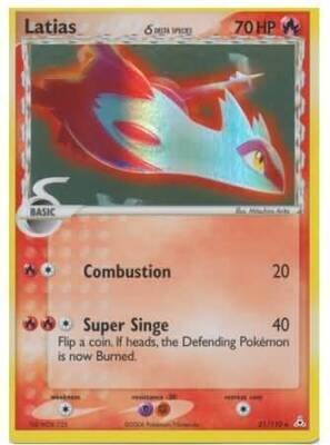Latias (Delta Species) - 21/110 - Holo Rare Theme Deck Exclusive
Pokemon Theme Deck Exclusives