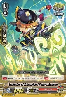 Lightning of Triumphant Return, Reseph - Divine Lightning Radiance (V-BT12)
Divine Lightning Radiance