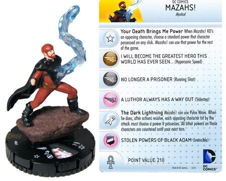 Mazahs! #061 Justice League: Trinity War Booster Set DC HeroClix
Justice League: Trinity War Booster Set Singles Sin Tarjeta
