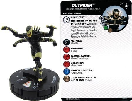 Outrider #014 Secret Wars - Battleworld Marvel Heroclix
Marvel: Secret Wars - Battleworld Singles Sin Tarjeta