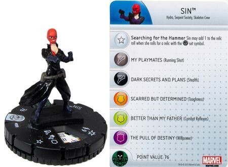 Sin #009 Fear Itself Marvel Heroclix
Marvel: Fear Itself Sin Tarjeta