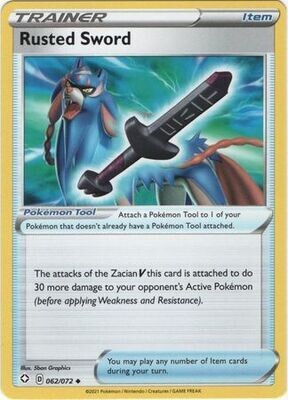 Rusted Sword - 062/072 - Uncommon Shining Fates Singles
