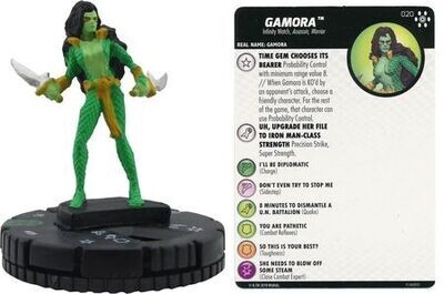Gamora #020 Avengers Infinity Marvel Heroclix
Marvel: Avengers Infinity Singles Sin Tarjeta