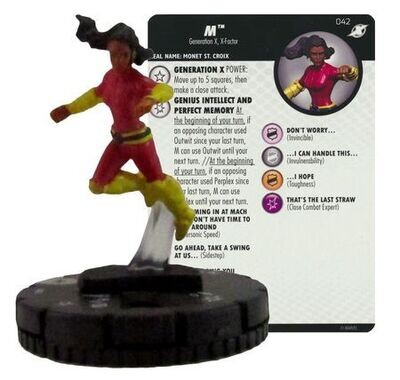 M #042 X-men Xavier&#39;s School Marvel Heroclix
Marvel: X-Men Xavier&#39;s School Singles Sin Tarjeta