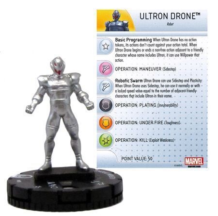 Ultron Drone #015 Age of Ultron Marvel Heroclix
Marvel: Age of Ultron SIn Tarjeta